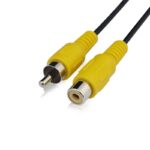 Custom 15cm RCA Audio & Video Extension Cable – Male to Female